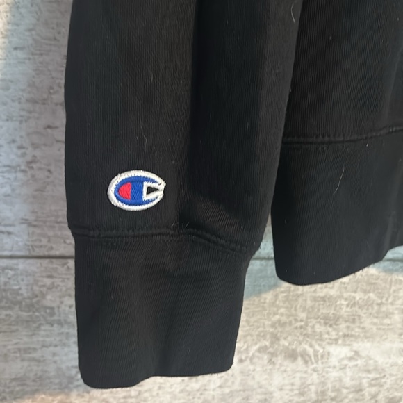 Black Champion Men’s Hoodie Sweatshirt sz Medium - Picture 5 of 6